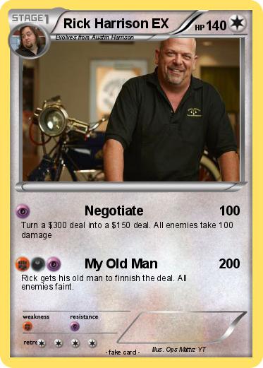 Pokemon Rick Harrison EX