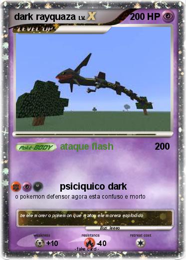 Pokemon dark rayquaza