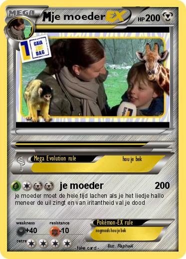 Pokemon je moeder