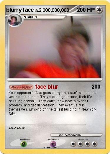 Pokemon blurry face
