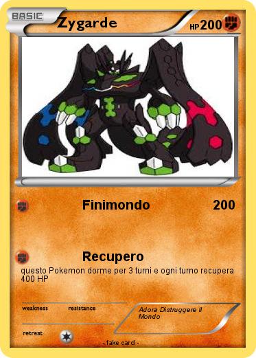 Pokemon Zygarde