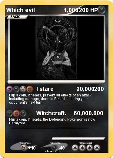 Pokemon Which evil                   1,000