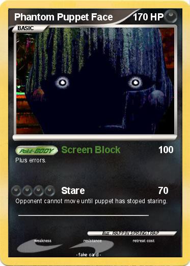 Pokemon Phantom Puppet Face