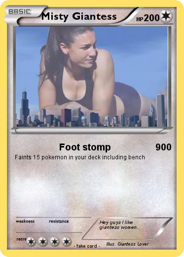 Pokemon Misty Giantess