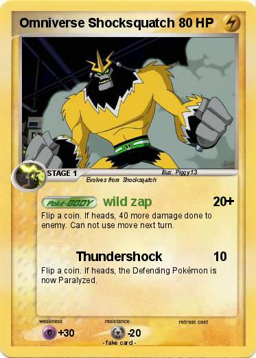 Pokemon Omniverse Shocksquatch