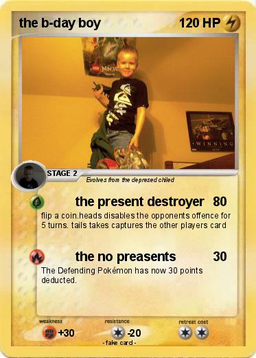 Pokemon the b-day boy