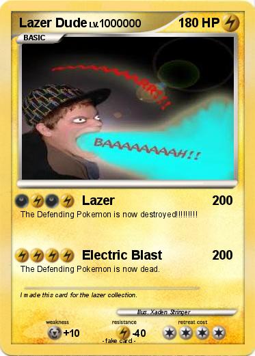 Pokemon Lazer Dude