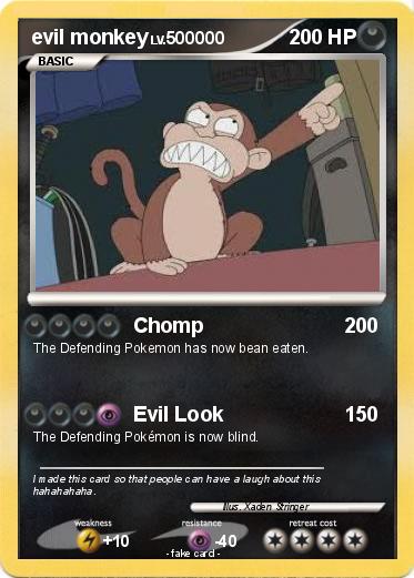 Pokemon evil monkey