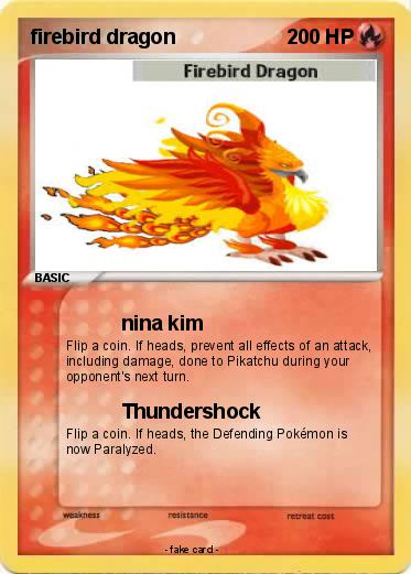 Pokemon firebird dragon