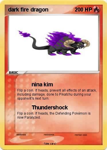 Pokemon dark fire dragon