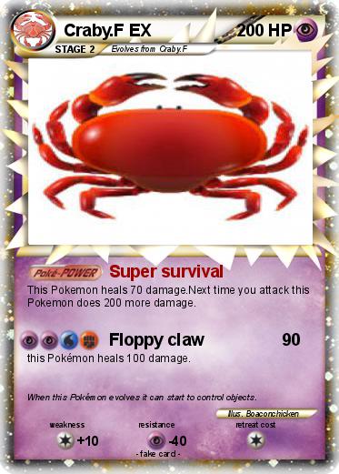 Pokemon Craby.F EX