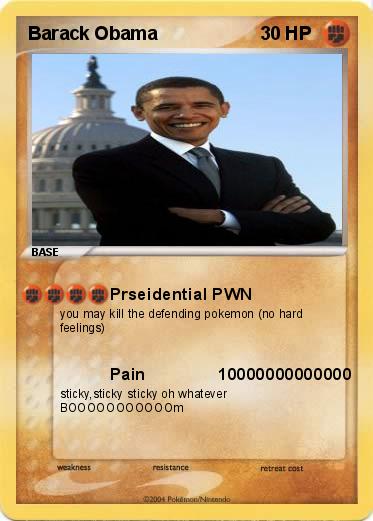 Pokemon Barack Obama
