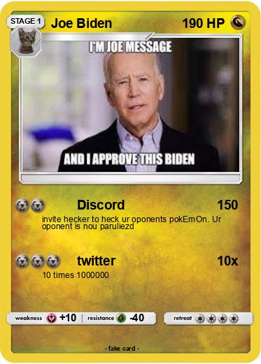 Pokemon Joe Biden