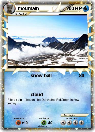Pokemon mountain