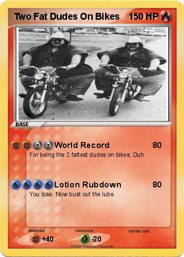 Pokemon Two Fat Dudes On Bikes
