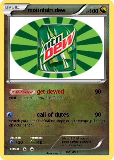 Pokemon mountain dew