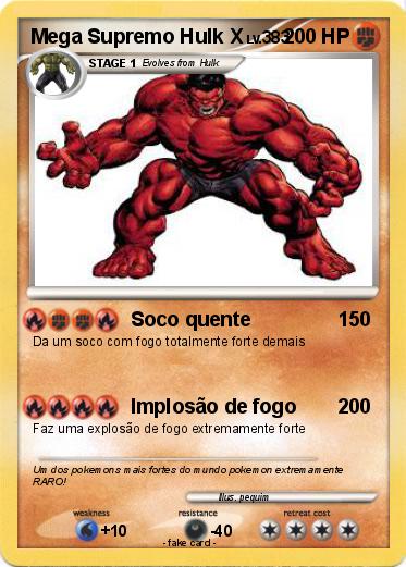 Pokemon Mega Supremo Hulk X