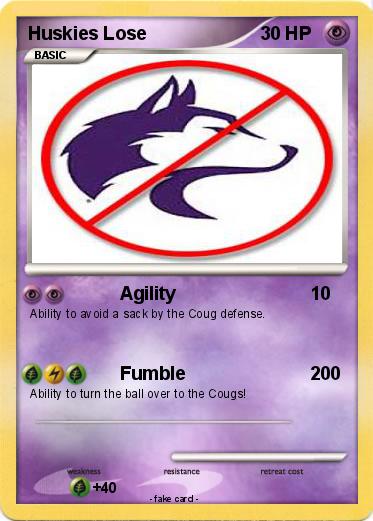 Pokemon Huskies Lose