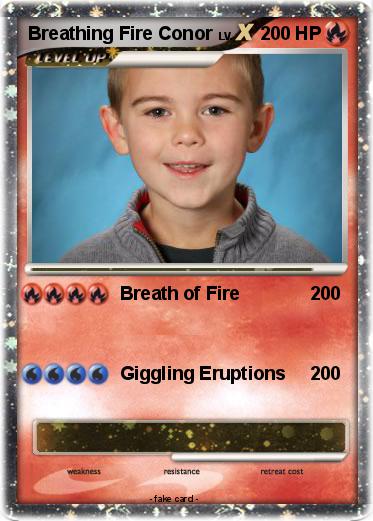 Pokemon Breathing Fire Conor