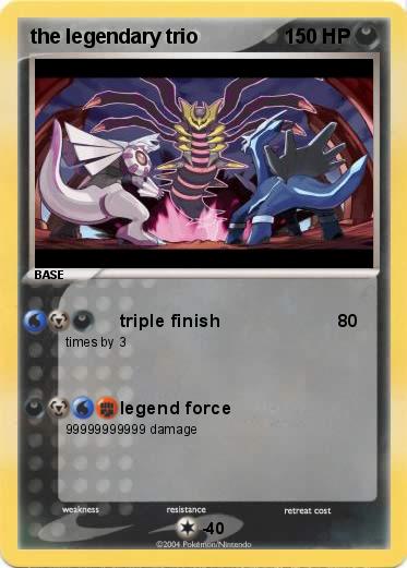 Pokemon the legendary trio