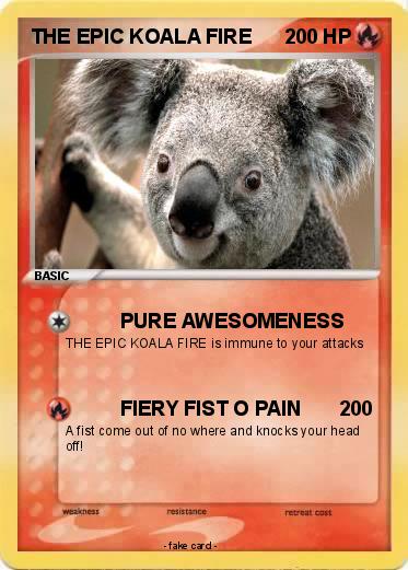 Pokemon THE EPIC KOALA FIRE