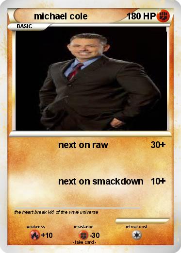 Pokemon michael cole