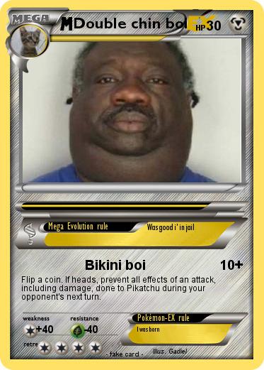 Pokemon Double chin boi