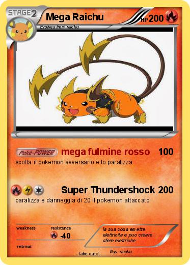 Pokemon Mega Raichu