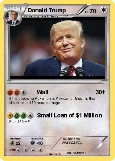 Pokemon Donald Trump