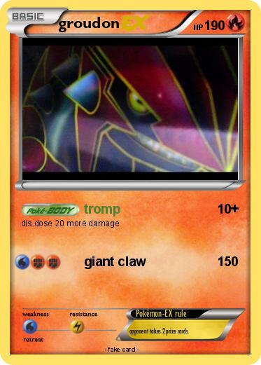 Pokemon groudon