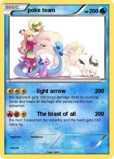 Pokemon poke team