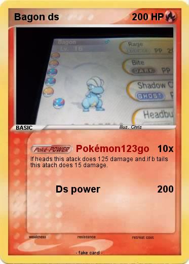 Pokemon Bagon ds