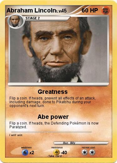 Pokemon Abraham Lincoln