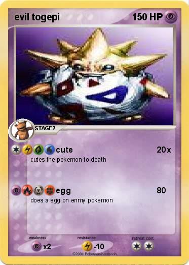 Pokemon evil togepi 