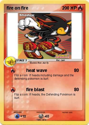 Pokemon fire on fire