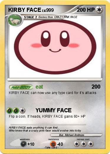 Pokemon KIRBY FACE