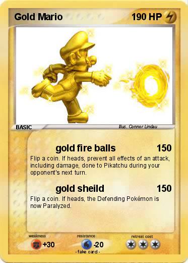 Pokemon Gold Mario