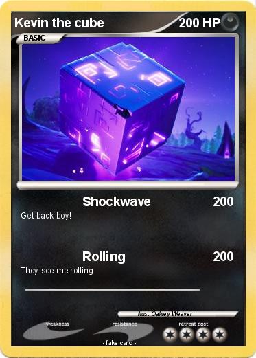 Pokemon Kevin the cube