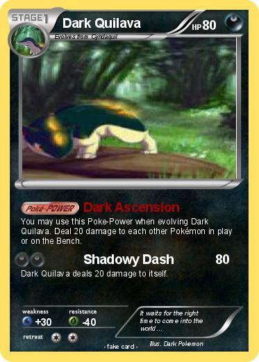 Pokemon Dark Quilava