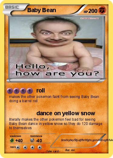 Pokemon Baby Bean