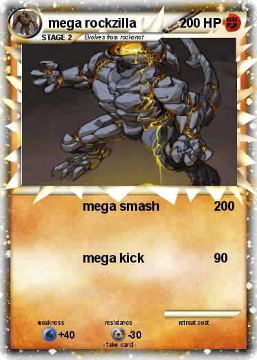 Pokemon mega rockzilla