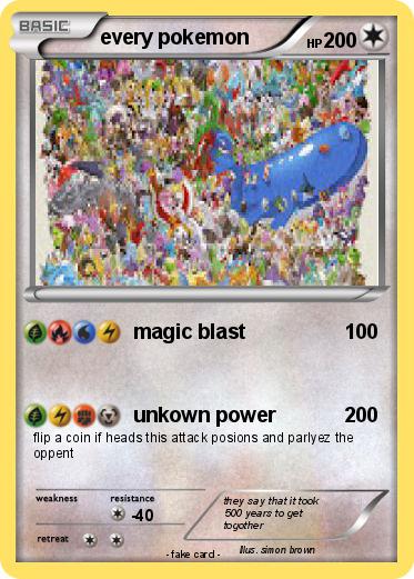 Pokemon every pokemon