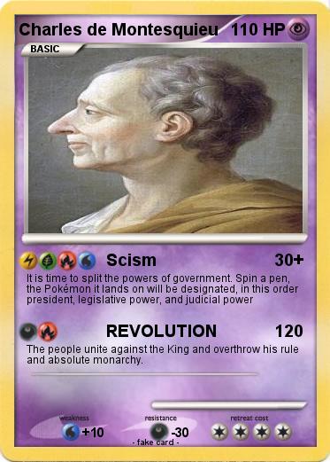 Pokemon Charles de Montesquieu