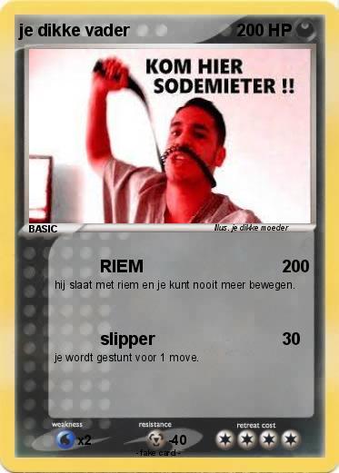 Pokemon je dikke vader