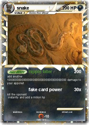 Pokemon snake