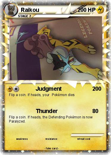 Pokemon Raikou