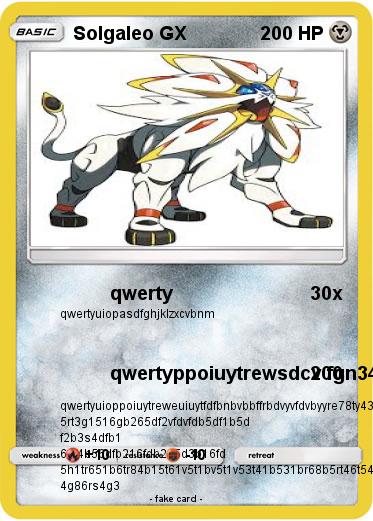 Pokemon Solgaleo GX