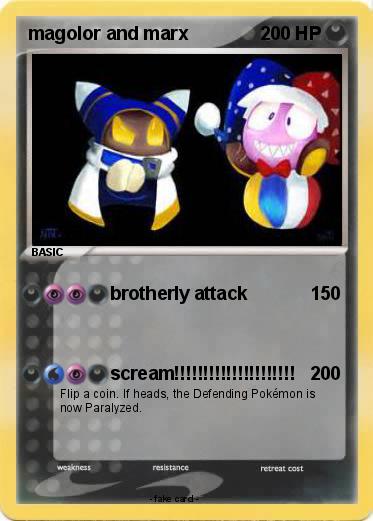 Pokemon magolor and marx