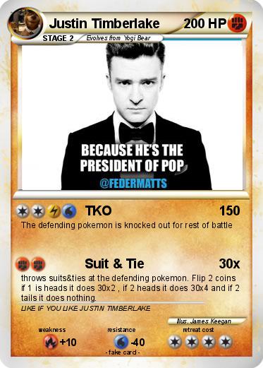 Pokemon Justin Timberlake