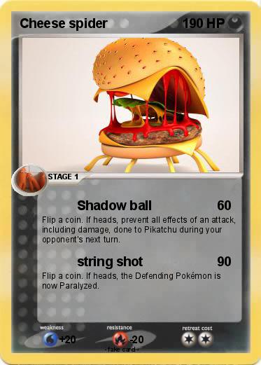 Pokemon Cheese spider